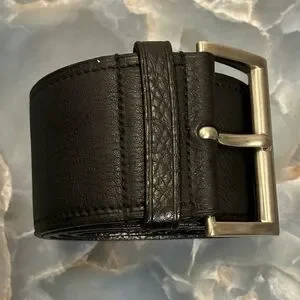 Prada | Accessories | Prada Black Leather Sash Belt | Poshmark display picture 1